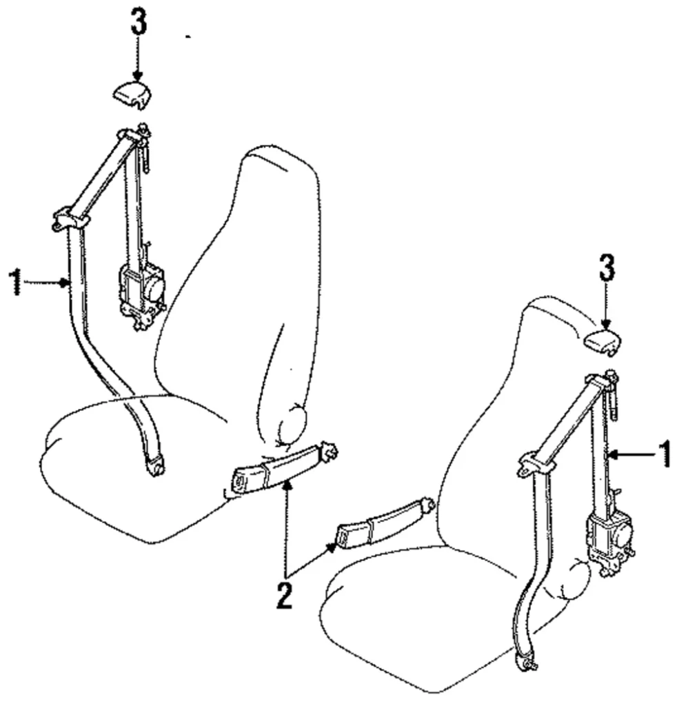 Buckle - Mazda (NA75-57-620-00)