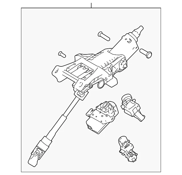 Steering Column - Mazda (BBP3-32-10XA)
