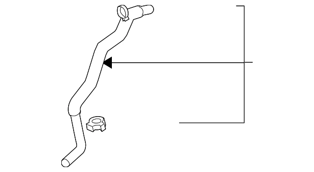Lower Hose - Mazda (CAY1-15-18Y)