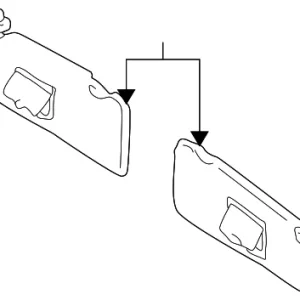 Sun-Visor - Mazda (EF91-69-270-38)