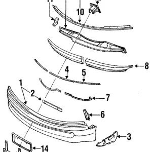 Upper Plate - Mazda (HG30-50-1A6)