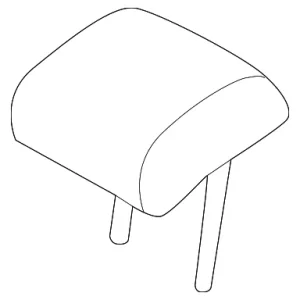 Headrest, Outer - Mazda (KEVD-88-290-02)