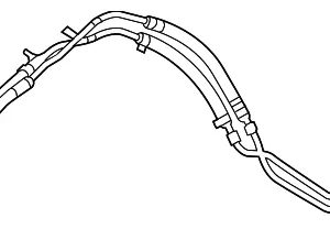 Power Steering Pressure Hose - Mazda (BPY1-32-410)