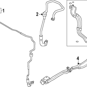 Rear AC Line - Mazda (KMW7-61-83XA)