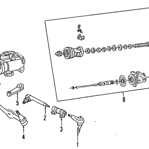 Steering Gear - Mazda (ZZM2-32-110R-0A)