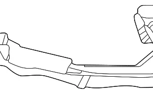 Inner Duct - Mazda (DGH9-60-190B)