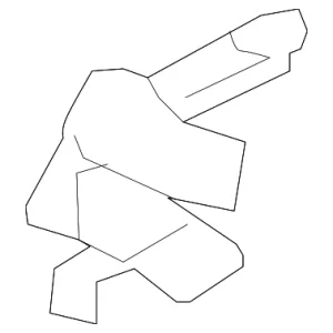 Hinge - Mazda (BDTS-57-560A)