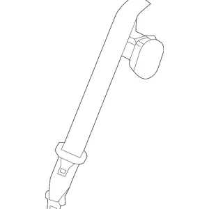 Center Seat Belt - Mazda (DNYE-57-740)