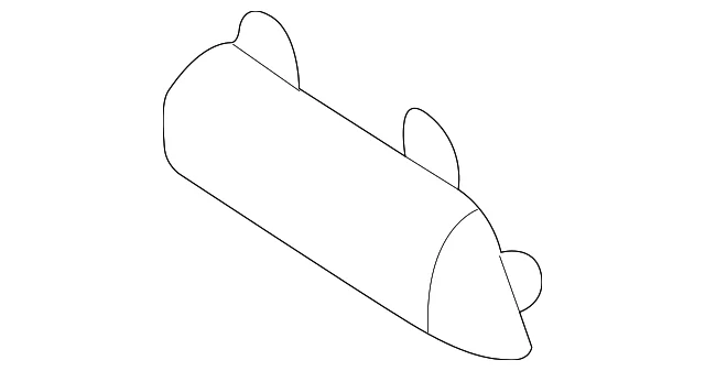 Rear Panel Trim Cover - Mazda (BN5V-68-3R1-65)