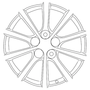 Wheel, Alloy - Mazda (9965-58-7070)
