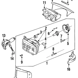 Adjust Screw - Mazda (BM89-51-037)