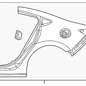 Quarter Panel - Mazda (GSY7-70-41X)