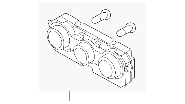 Dash Control Unit - Mazda (CE49-61-190C)