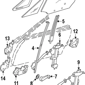 Window Regulator - Mazda (NA01-59-560J)