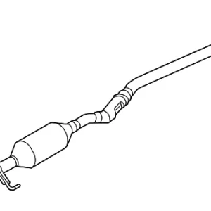 Converter & Pipe - Mazda (PY1C-40-600A)