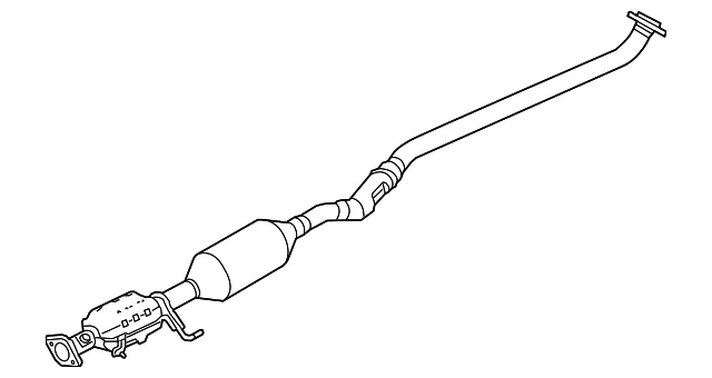 Center Pipe - Mazda (PY1D-40-600B)