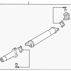 Drive Shaft - Mazda (1F01-25-100A)