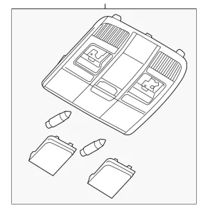Overhead Console - Mazda (G47D-69-970C-75)