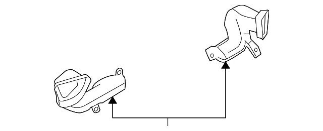 Vent Duct - Mazda (NE51-64-791)