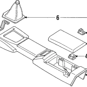 Console Assembly - Mazda (N007-64-410D-00)