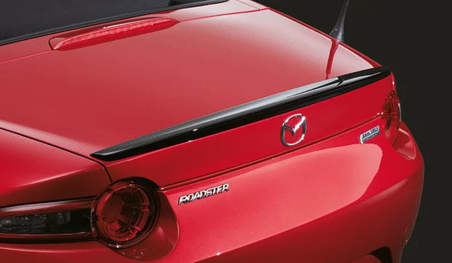 Spoiler - Rear Lip - Brilliant Black (A3F) - Mazda (NA5G-V4-920)