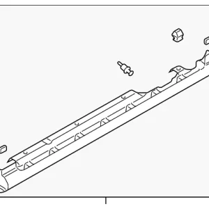 Rocker Molding - Mazda (GK2A-51-P40C-AA)