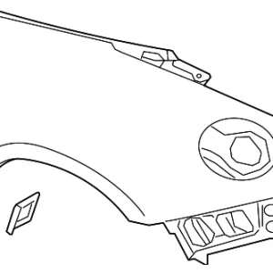 Quarter Panel - Mazda (N2Y3-70-41XD)