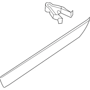 Center Molding - Mazda (TE73-68-53YA)