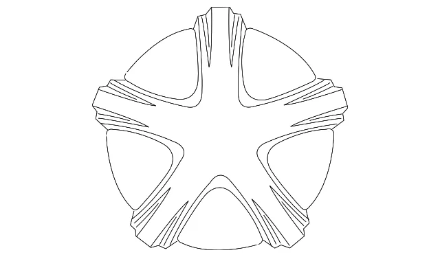 Wheel, Alloy - Mazda (9965-47-6060)