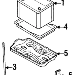 Carrier Stay - Mazda (LB82-52-97XC)