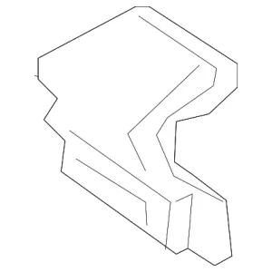 Outlet Duct - Mazda (BDGF-61-158)