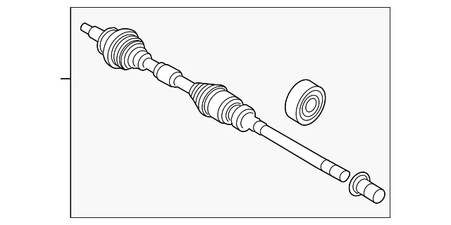 Axle Assembly - Mazda (FT17-25-50X)