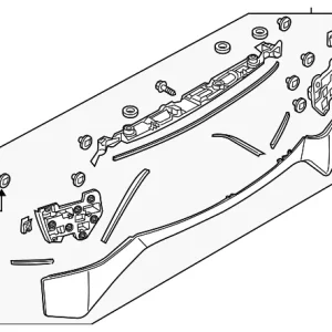 Molding Assembly - Mazda (BHN9-50-810C-13)