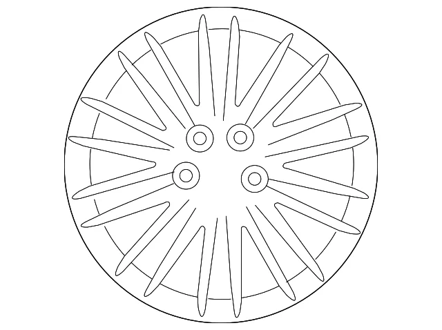 Wheel, Alloy - Mazda (9965-06-7580)