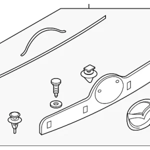 Finish Molding - Mazda (TD11-50-810E-12)