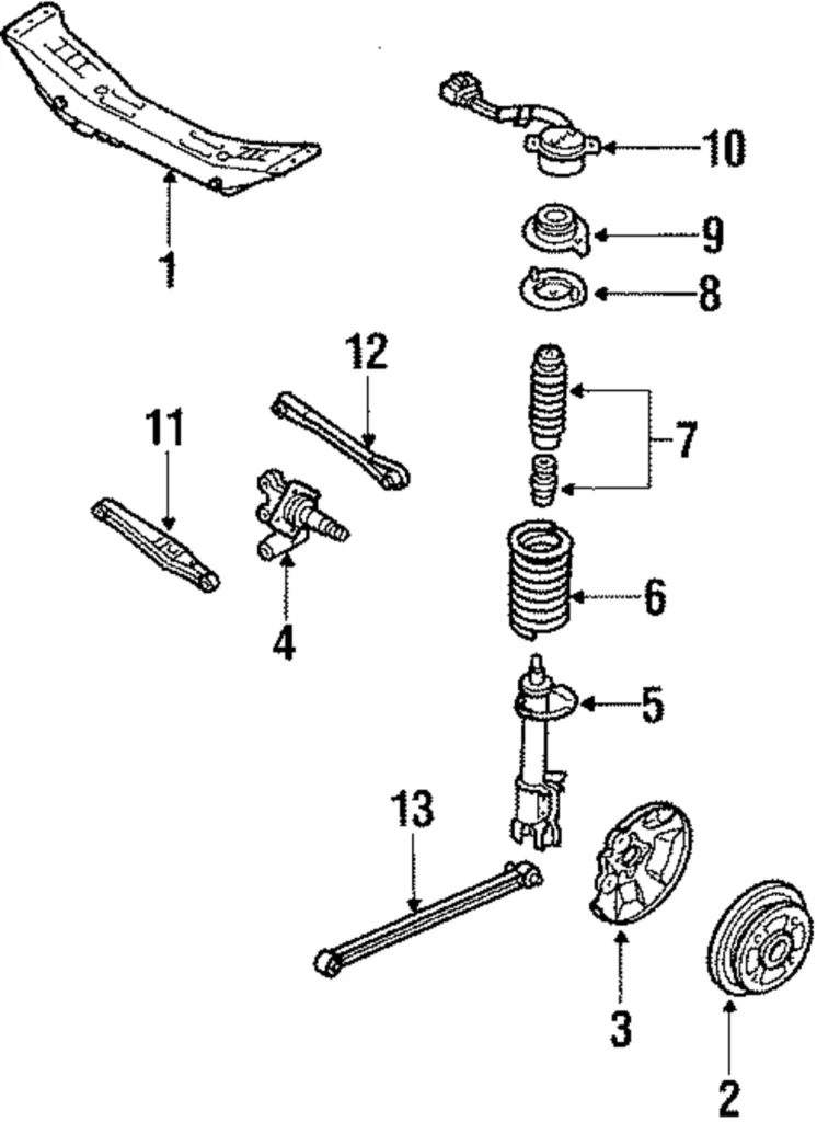 Suspension Cross-Member - Mazda (B092-28-800D)