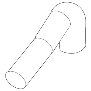 Engine Coolant Hose - Mazda (AJTM-15-537)