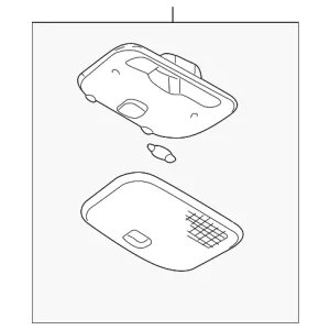 Overhead Lamp - Mazda (B25D-51-310B-62)