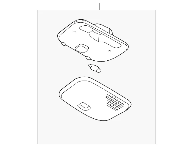 Overhead Lamp - Mazda (B25D-51-310B-62)