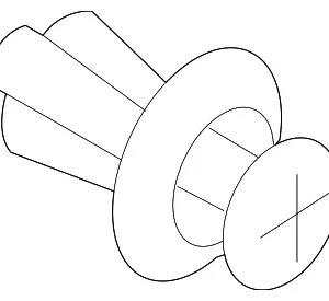 Splash Pan Fastener - Mazda (UB39-38-672)