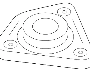 Strut Mount - Mazda (B39D-34-380A)