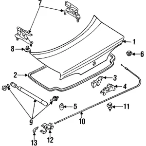Release Lever - Mazda (GA2A-56-861)