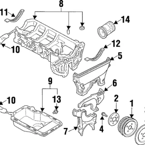 Crankshaft Pulley Plate - Mazda (B3C7-11-408)