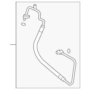 Discharge Hose - Mazda (GS4H-61-461C)
