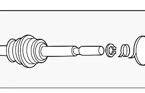 Outer Cv Joint - Mazda (FTH3-22-510)