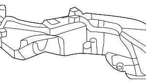 Heater Duct - Mazda (VA54-61-157)
