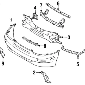 Grille - Mazda (EA01-50-1T1A)