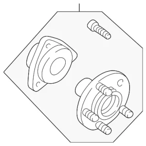 Hub Assembly - Mazda (ZZP0-33-061A)