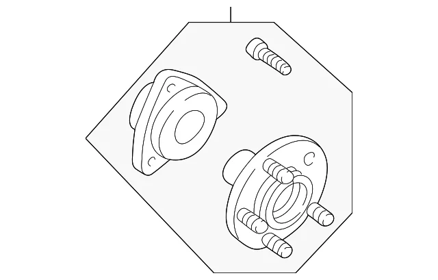 Hub Assembly - Mazda (1F03-33-061A)