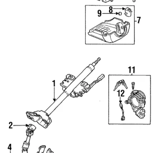 Lower Column Cover - Mazda (BC1D-60-230A)